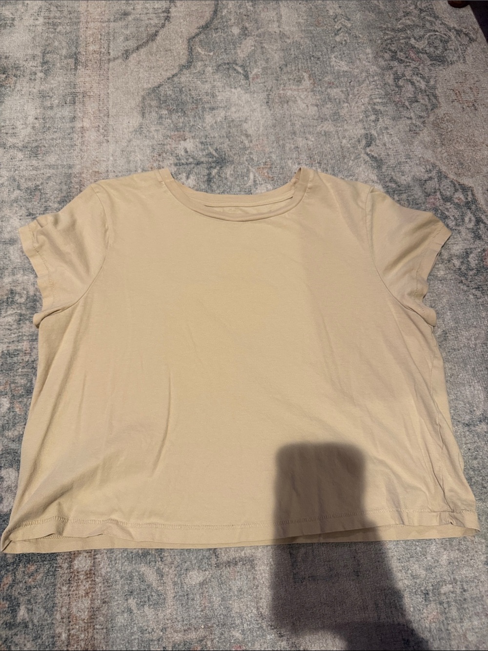 Universal Thread Short Sleeve Crewneck Tee - Beige